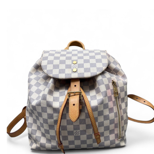 Louis Vuitton Sperone Backpack Damier Azur White