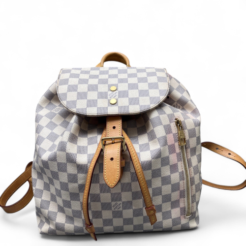 Louis Vuitton Sperone Backpack Damier Azur White