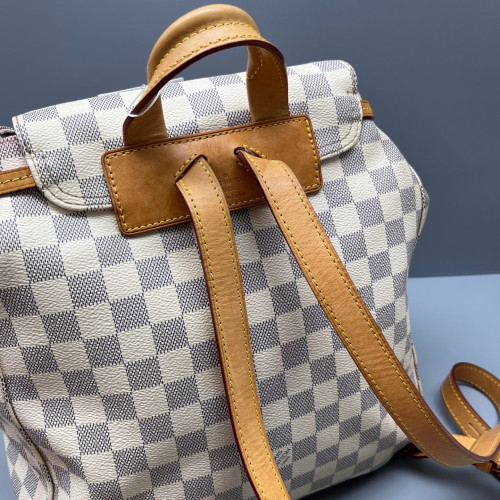 Louis Vuitton Sperone Backpack Damier Azur White