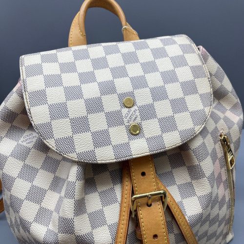 Louis Vuitton Sperone Backpack Damier Azur White