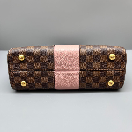 Louis Vuitton Bond Street Handbag MM Damier Ebene Brown Pink