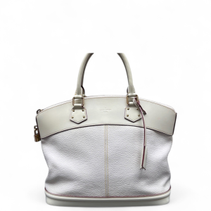 Louis Vuitton Suhali Lockit MM Calfskin White Louis Vuitton Suhali Lockit MM Calfskin White