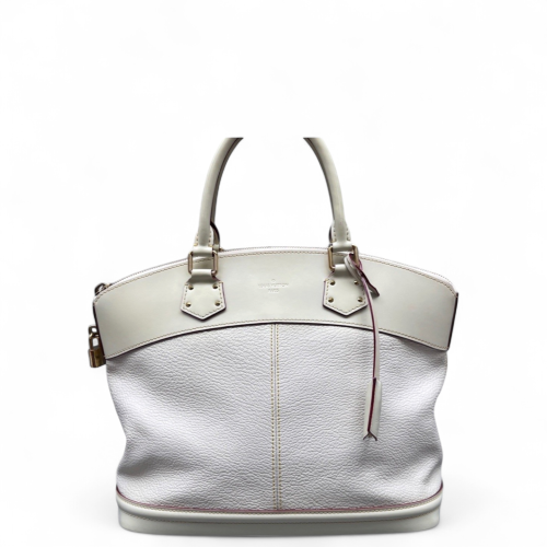 Louis Vuitton Suhali Lockit MM Calfskin White