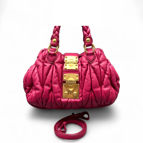 Miu Miu Tote Bag Calfskin Red