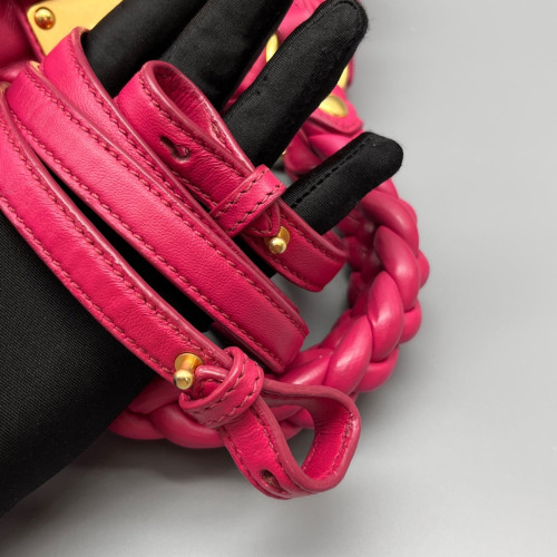 Miu Miu Tote Bag Calfskin Red