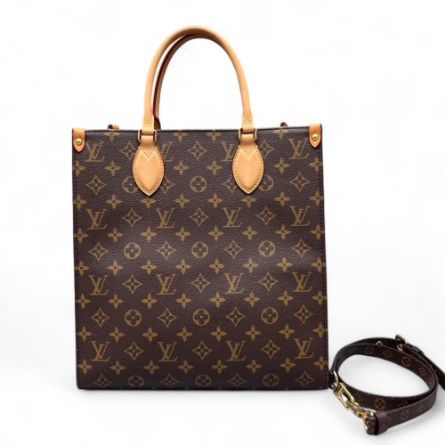 Louis Vuitton Sac Plat Pm Monogram Brown