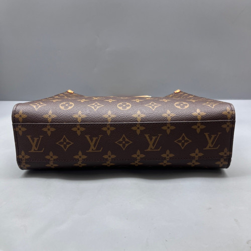 Louis Vuitton Sac Plat Pm Monogram Brown