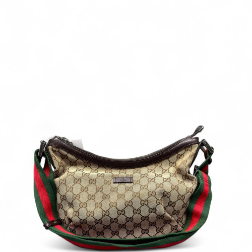 Gucci Crossbody Bag GG Supreme Monogram Beige Brown Green Gucci Crossbody Bag GG Supreme Monogram Beige Brown Green