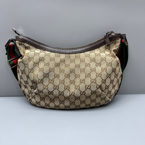 Gucci Crossbody Bag GG Supreme Monogram Beige Brown Green Gucci Crossbody Bag GG Supreme Monogram Beige Brown Green