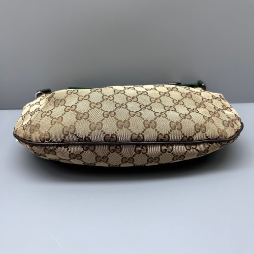 Gucci Crossbody Bag GG Supreme Monogram Beige Brown Green Gucci Crossbody Bag GG Supreme Monogram Beige Brown Green