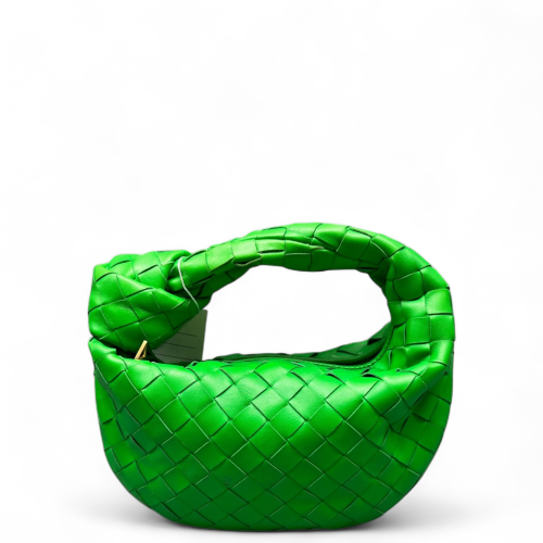Bottega Veneta Mini Jodie Calfskin Intrecciato Green