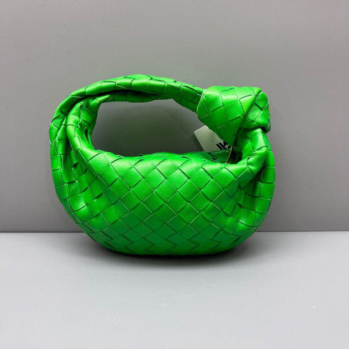 Bottega Veneta Mini Jodie Calfskin Intrecciato Green