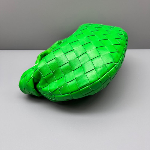 Bottega Veneta Mini Jodie Calfskin Intrecciato Green