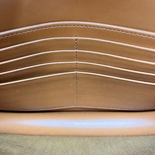 Celine Wallet On Strap Triomphe Brown Black