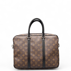 Louis Vuitton Porte Documents Voyage PM Monogram Brown