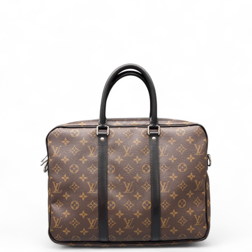 Louis Vuitton Porte Documents Voyage PM Monogram Brown