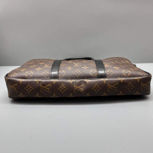 Louis Vuitton Porte Documents Voyage PM Monogram Brown