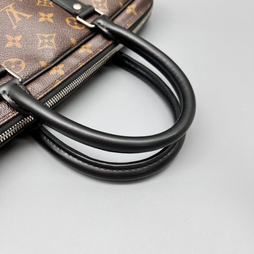 Louis Vuitton Porte Documents Voyage PM Monogram Brown