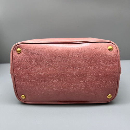 Miu Miu Handbag Pull Up Leather Pink