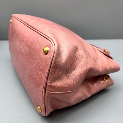 Miu Miu Handbag Pull Up Leather Pink
