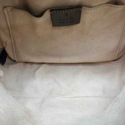 Gucci Top Handle Web Ophidia Camera Case GG Supreme Monogram Brown Beige Green