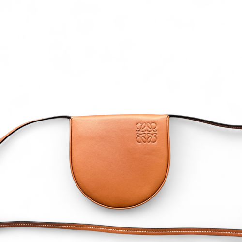 Loewe Mini Heel Crossbody Pouch Calfskin Light Brown