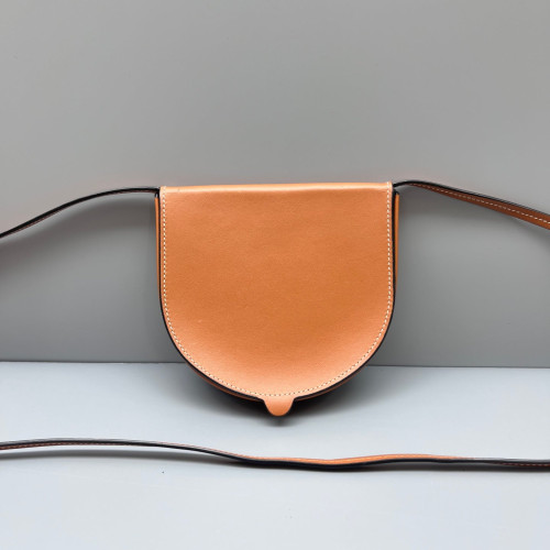 Loewe Mini Heel Crossbody Pouch Calfskin Light Brown