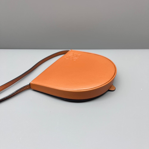 Loewe Mini Heel Crossbody Pouch Calfskin Light Brown