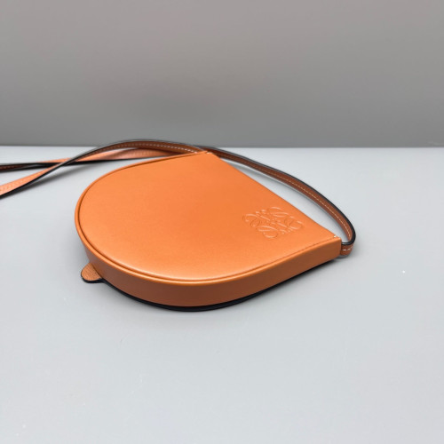 Loewe Mini Heel Crossbody Pouch Calfskin Light Brown