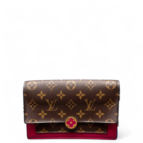 Louis Vuitton Flore Chain Wallet Monogram Brown