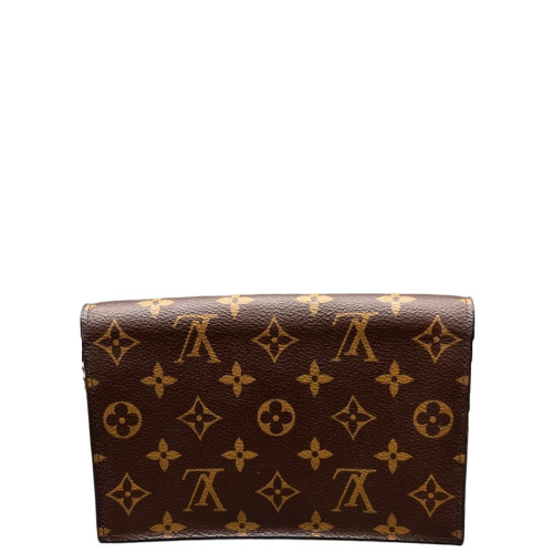 Louis Vuitton Flore Chain Wallet Monogram Brown
