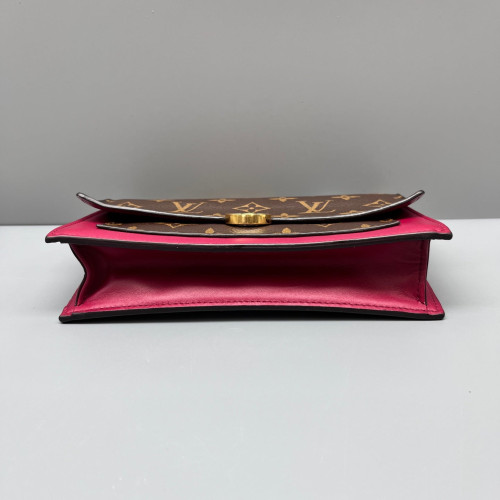 Louis Vuitton Flore Chain Wallet Monogram Brown