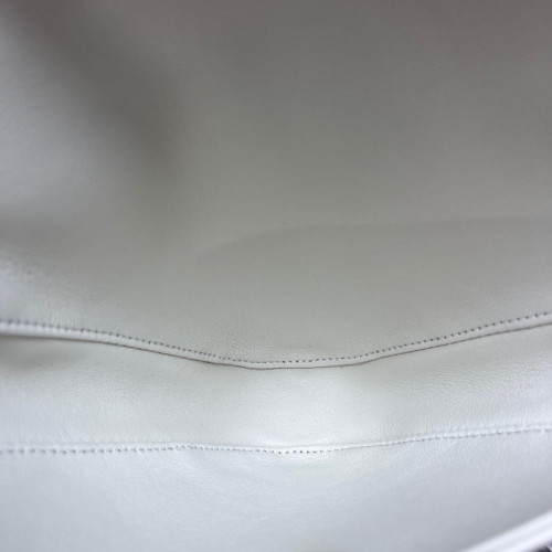 Celine Triangle Bag Calfskin White