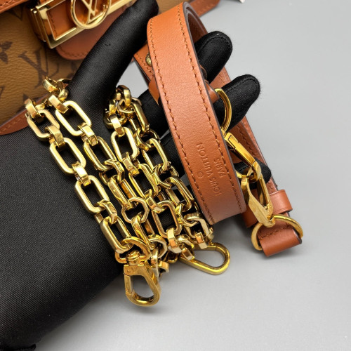 Louis Vuitton Dauphine MM Reverse Monogram Brown