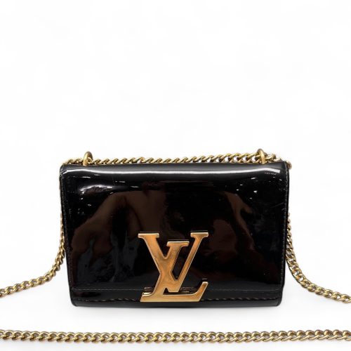 Louis Vuitton Shoulder Bag Vernis Black