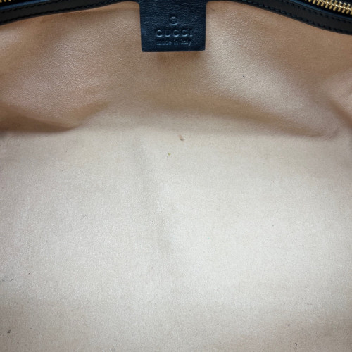 Gucci Boston Bag Guccissima Black