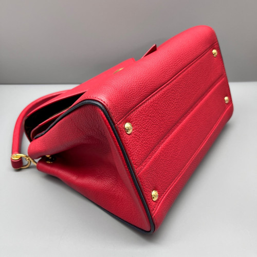 Louis Vuitton Double V Bag Monogram Taiga Brown Red