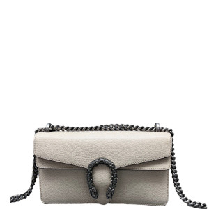 Gucci Meium Dionysus Grained Calfskin Beige