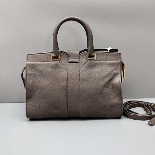 Yves Saint Laurent Small Cabas Chyc Calfskin Grey