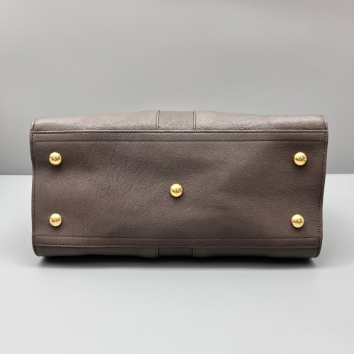 Yves Saint Laurent Small Cabas Chyc Calfskin Grey