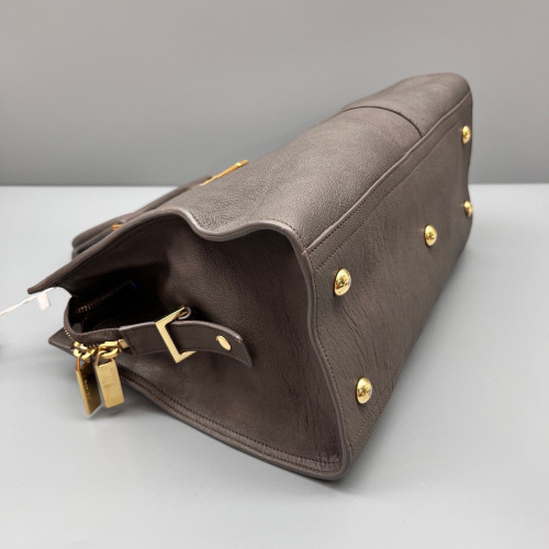 Yves Saint Laurent Small Cabas Chyc Calfskin Grey