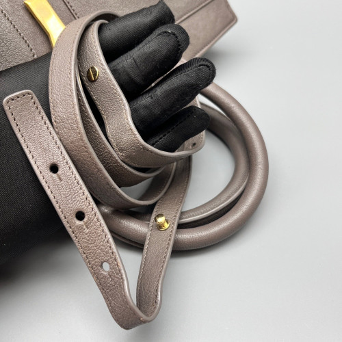 Yves Saint Laurent Small Cabas Chyc Calfskin Grey