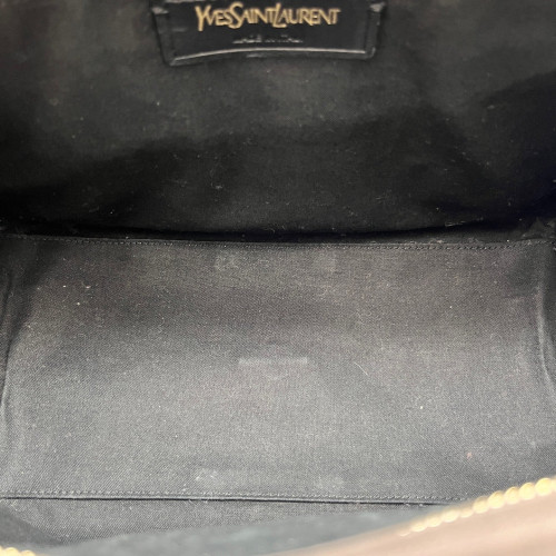 Yves Saint Laurent Small Cabas Chyc Calfskin Grey