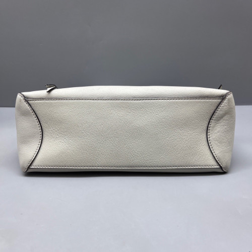 Chloe Small Faye Day Shoulder Bag Calfskin Suede Grey