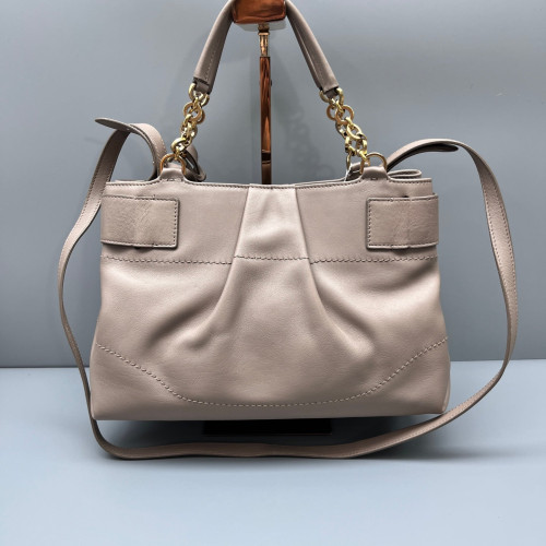 Salvatore Ferragamo Tote Bag Calfskin Grey