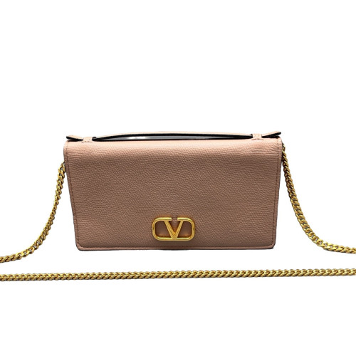 Valentino Crossbody Bag Grained Calfskin Light Tan Valentino Crossbody Bag Grained Calfskin Light Tan