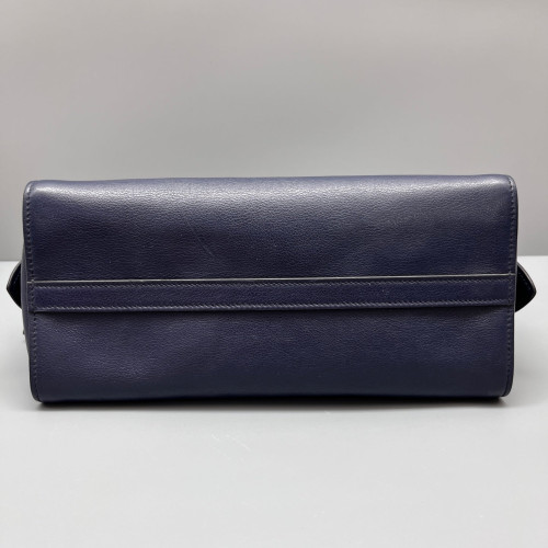 Prada Handbag Calfskin Dark Blue