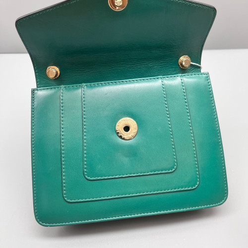 Bvlgari Small Serpenti Forever Shoulder Bag Calfskin Green