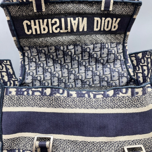 Dior Medium Diorcamp Messenger Oblique Blue Beige