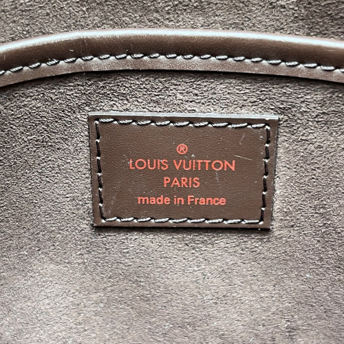 Louis Vuitton Pochette Saint Louis Clutch Damier Ebene Brown